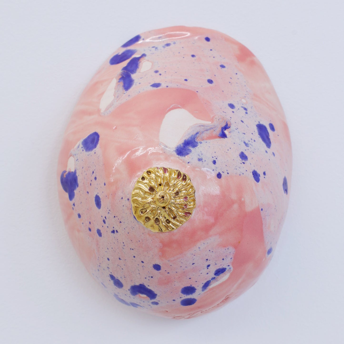 Bulle Derouette - "Sein - Taille L - Rose bleu gris"