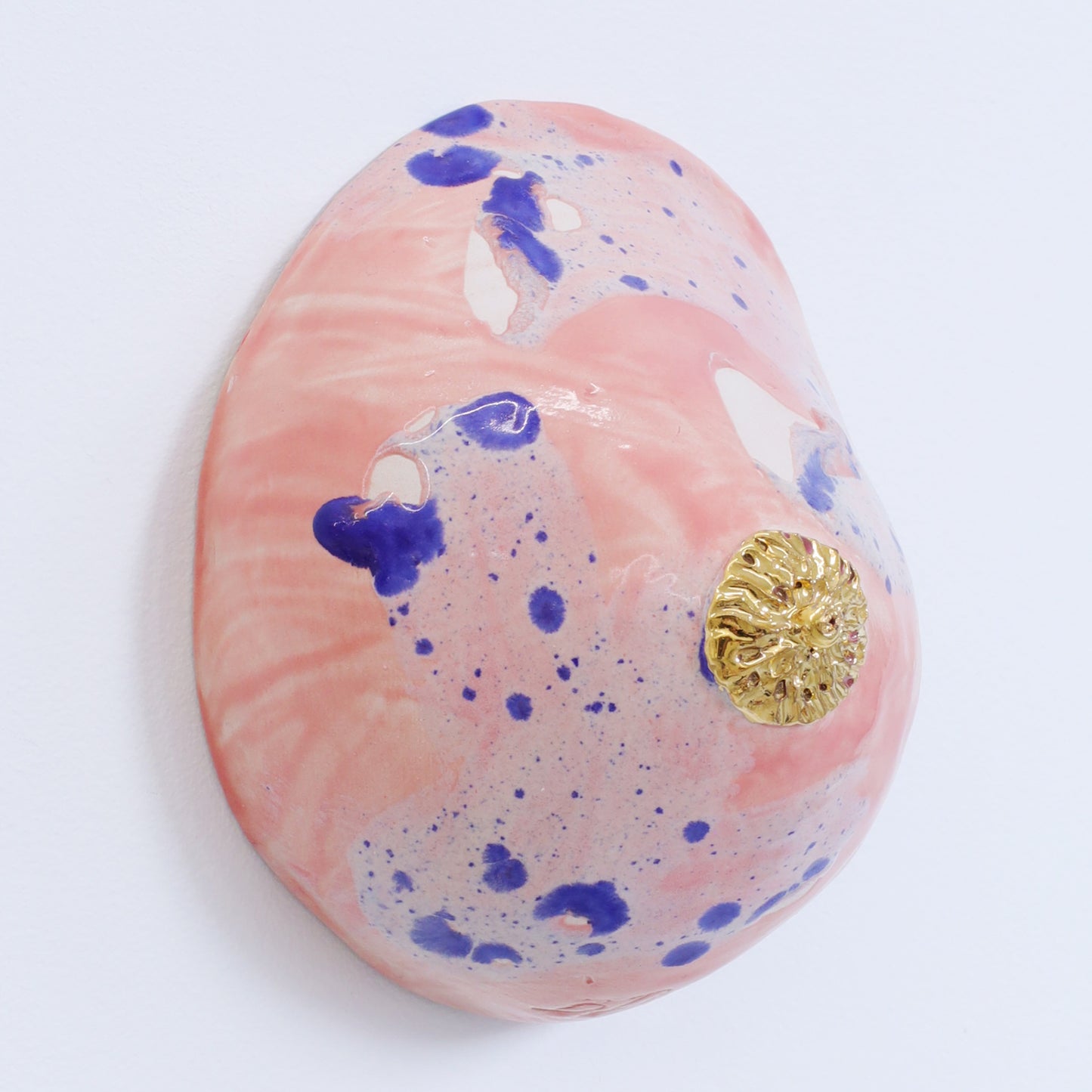 Bulle Derouette - "Sein - Taille L - Rose bleu gris"