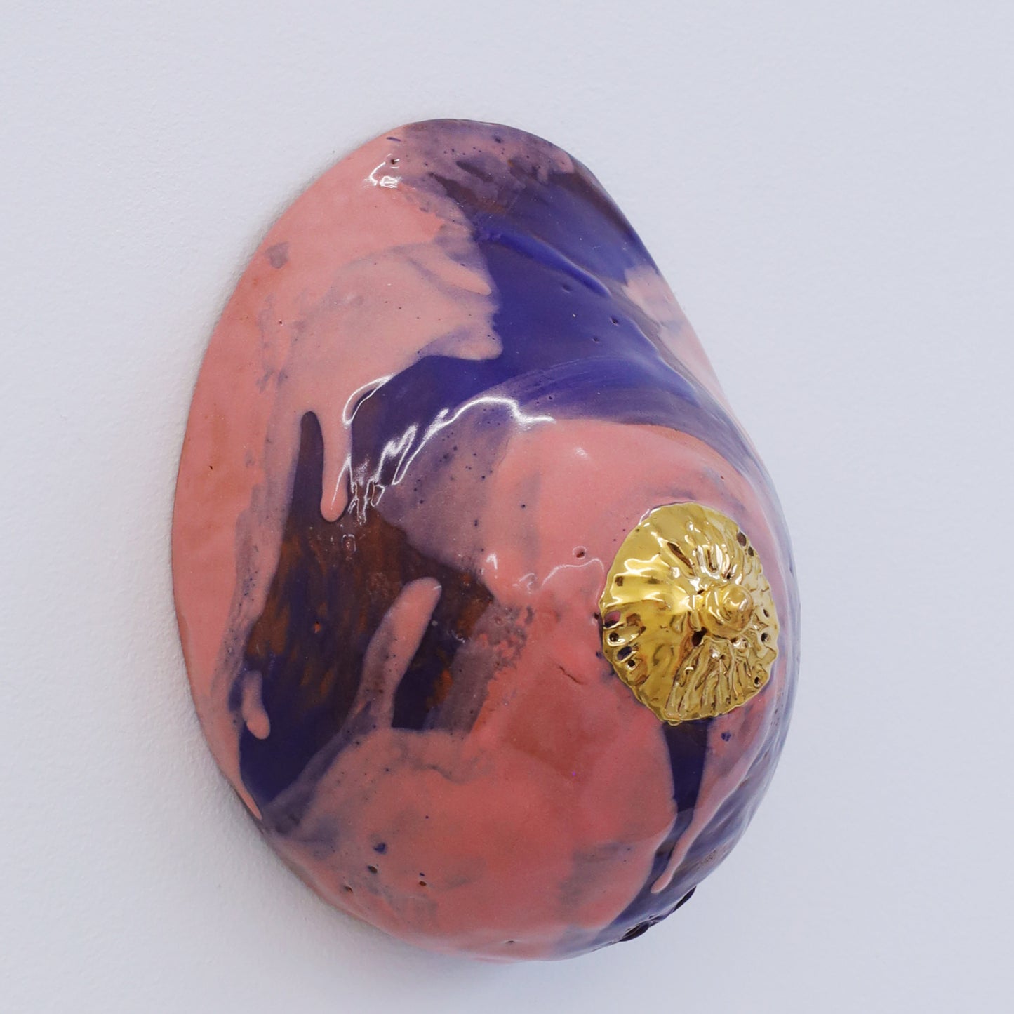Bulle Derouette - "Sein - Taille L - Rose violet paint"