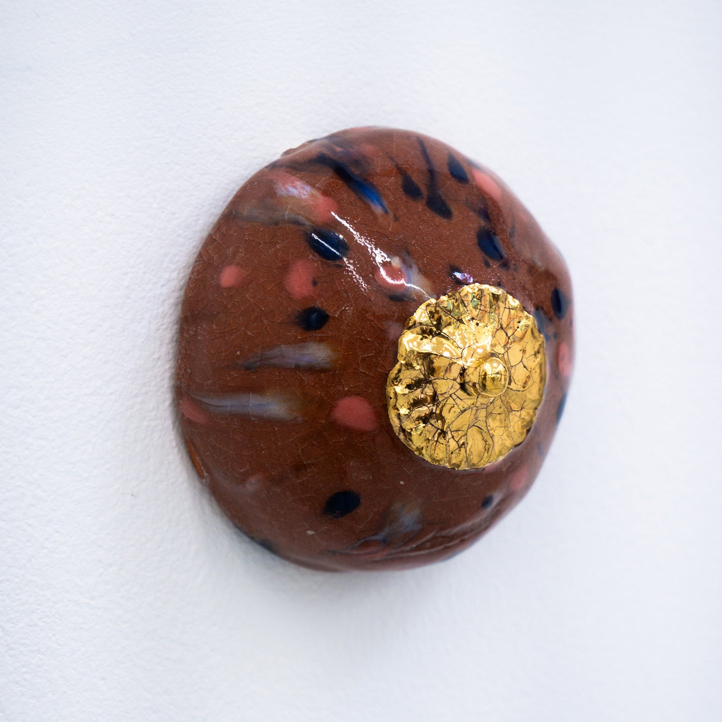 Bulle Derouette - "Sein - Taille M - Marron rose dots"