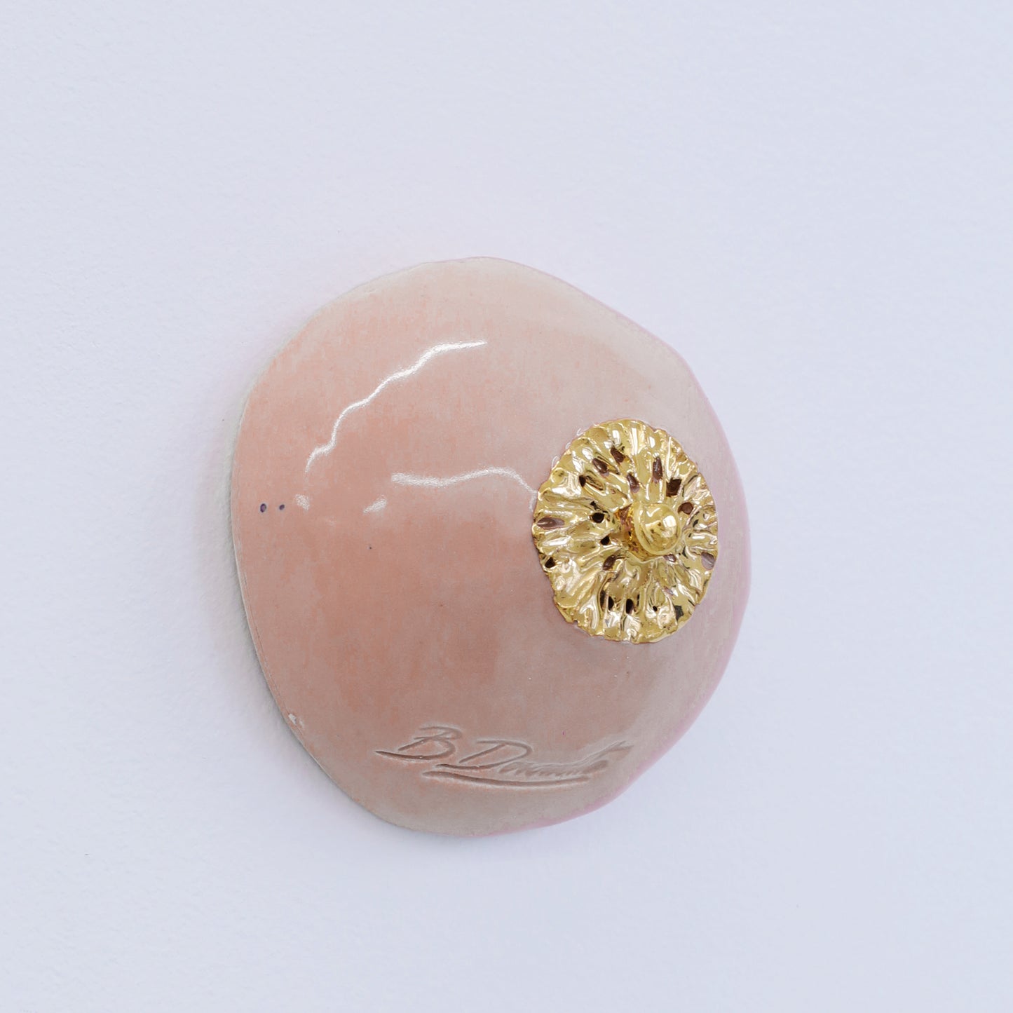 Bulle Derouette - "Breast - Size S - Speckled gold rose"
