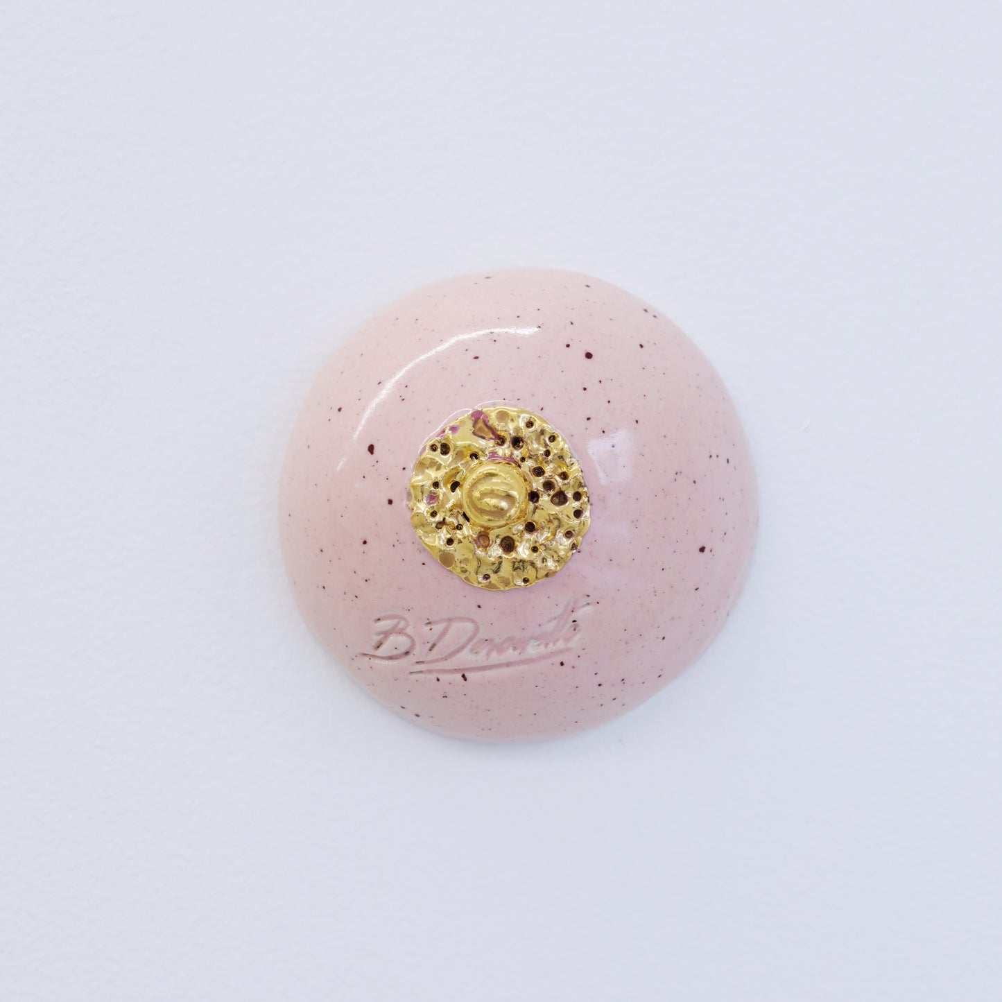 Bulle Derouette - "Sein - Taille S - Rose doré moucheté"
