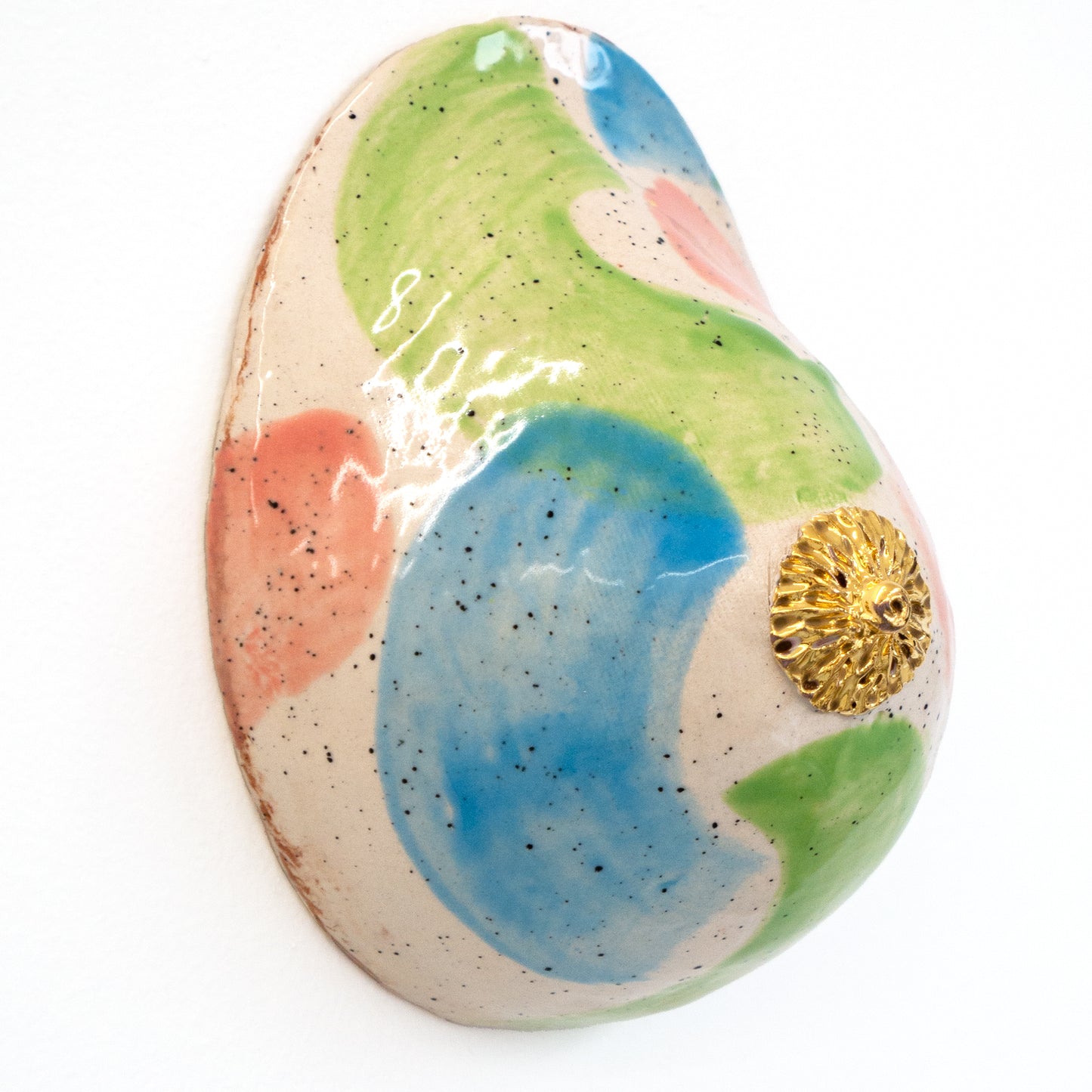 Bulle Derouette - "Breast - Size L - Matt gold rose"