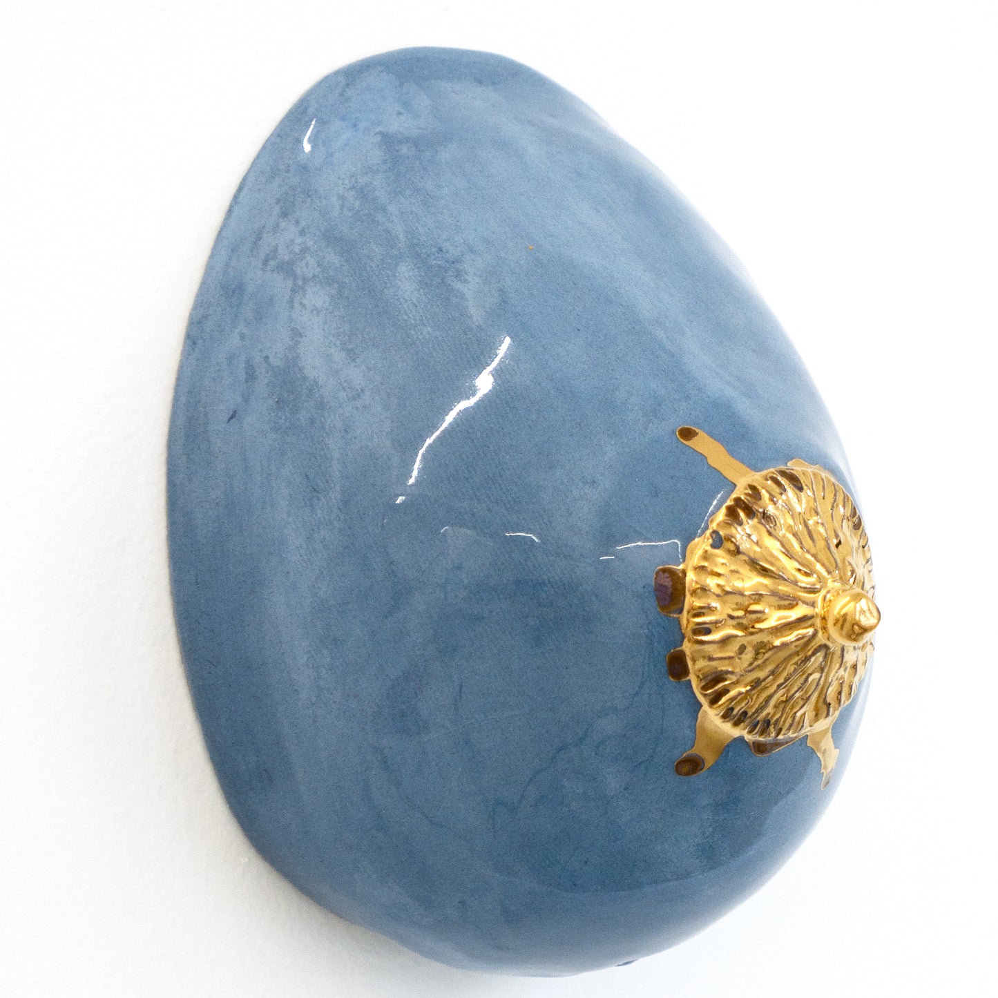 Bulle Derouette - "Breast - Size L - Matt gold rose"