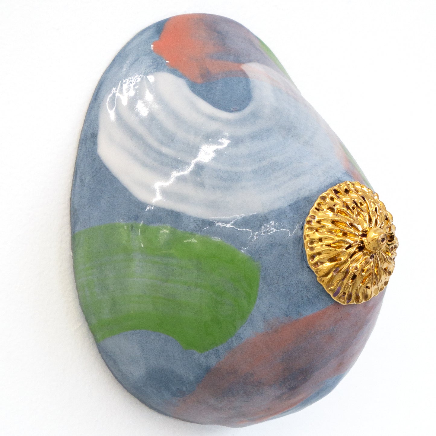 Bulle Derouette - "Breast - Size L - Matt gold rose"