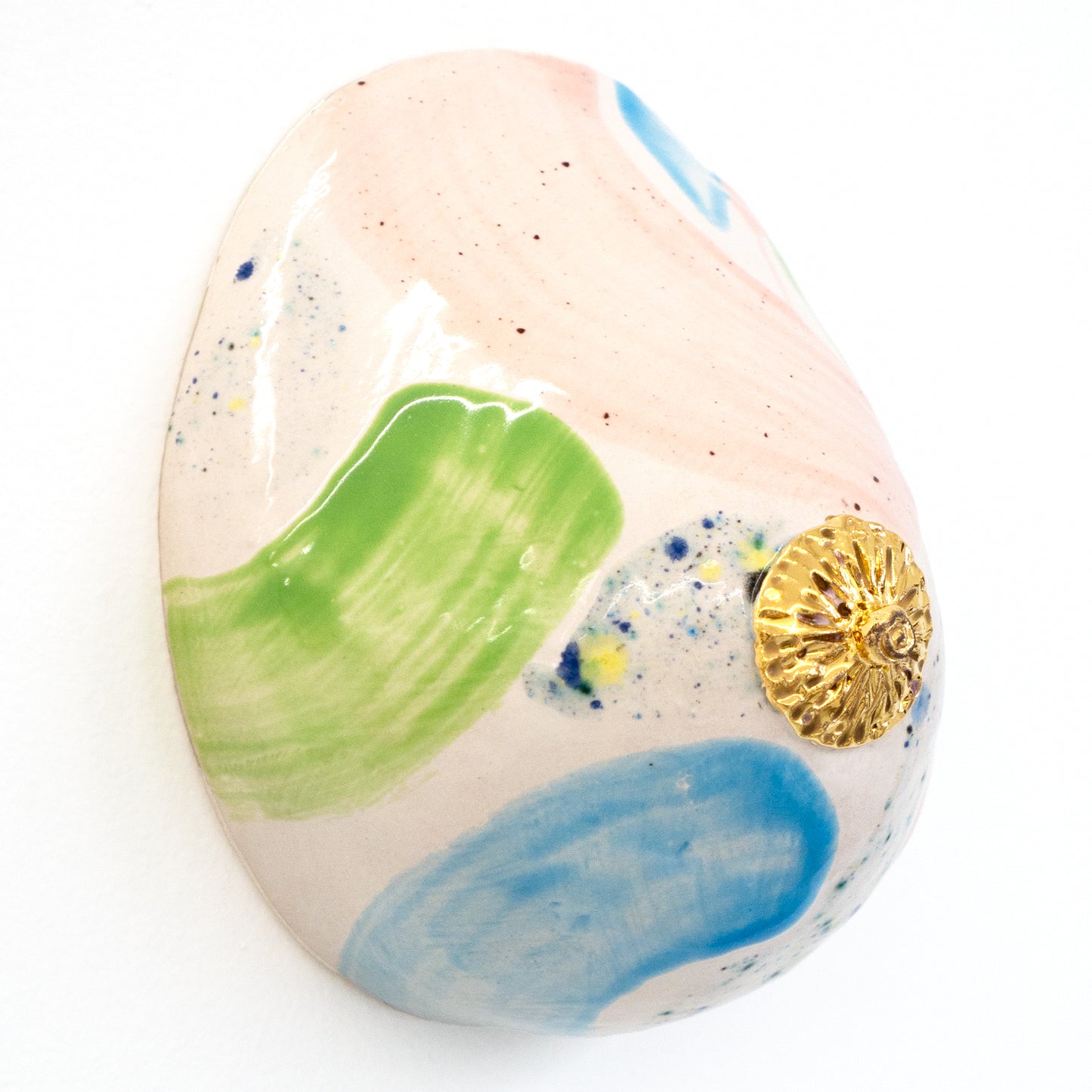 Bulle Derouette - "Breast - Size L - Matt gold rose"