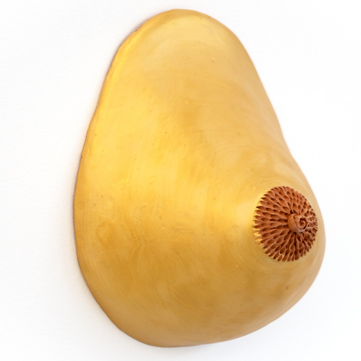 Bulle Derouette - "Breast - Size L - Matt gold rose"