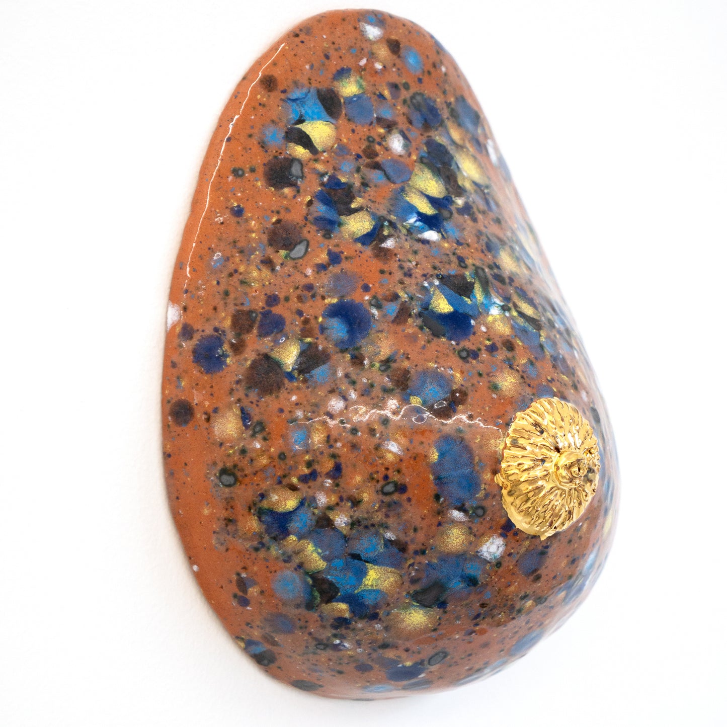 Bulle Derouette - "Breast - Size L - Matt gold rose"