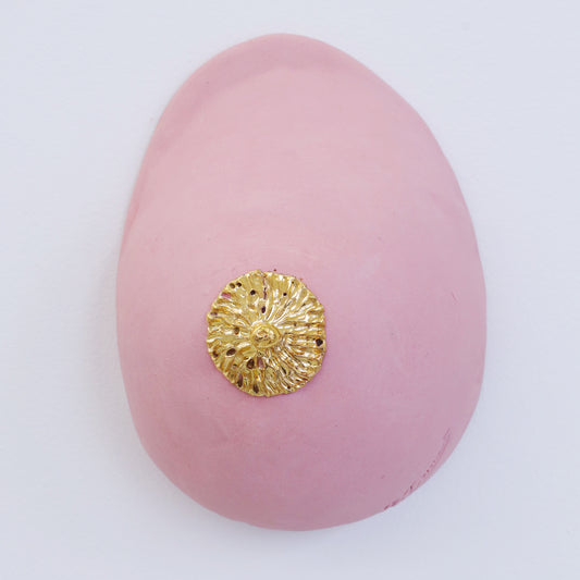 Bulle Derouette - "Sein - Taille L - Rose mat doré"