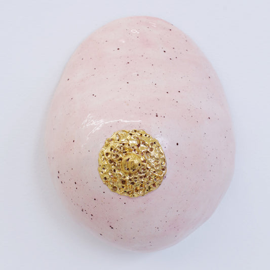 Bulle Derouette - "Sein - Taille L - Rose moucheté"