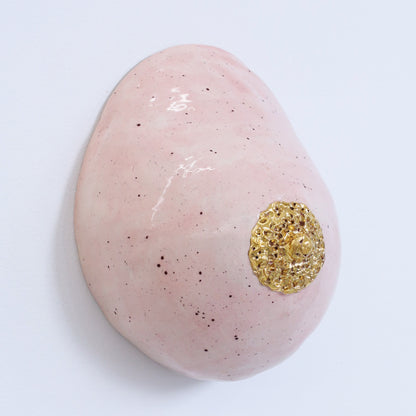 Bulle Derouette - "Breast - Size L - Mottled Pink"