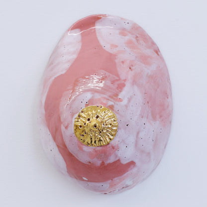 Bulle Derouette - "Sein - Taille L - Rose blanc nuage"