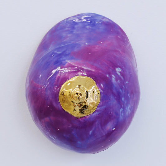Bulle Derouette - "Sein - Taille L - Violet bleu"