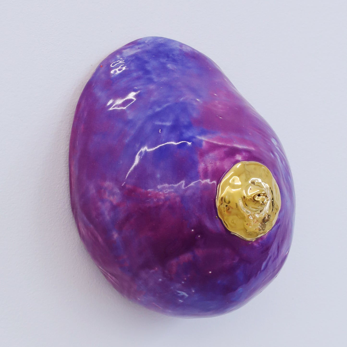 Bulle Derouette - "Sein - Taille L - Violet bleu"