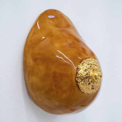 Bulle Derouette - "Breast - Size L - Amber Brown 2"