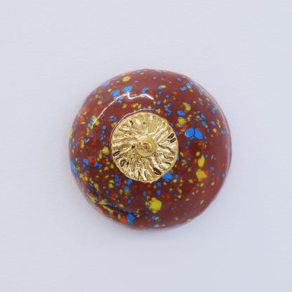 Bulle Derouette - "Breast - Size M - Brown confetti"