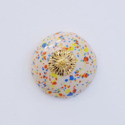 Bulle Derouette - "Breast - Size M - White confetti"