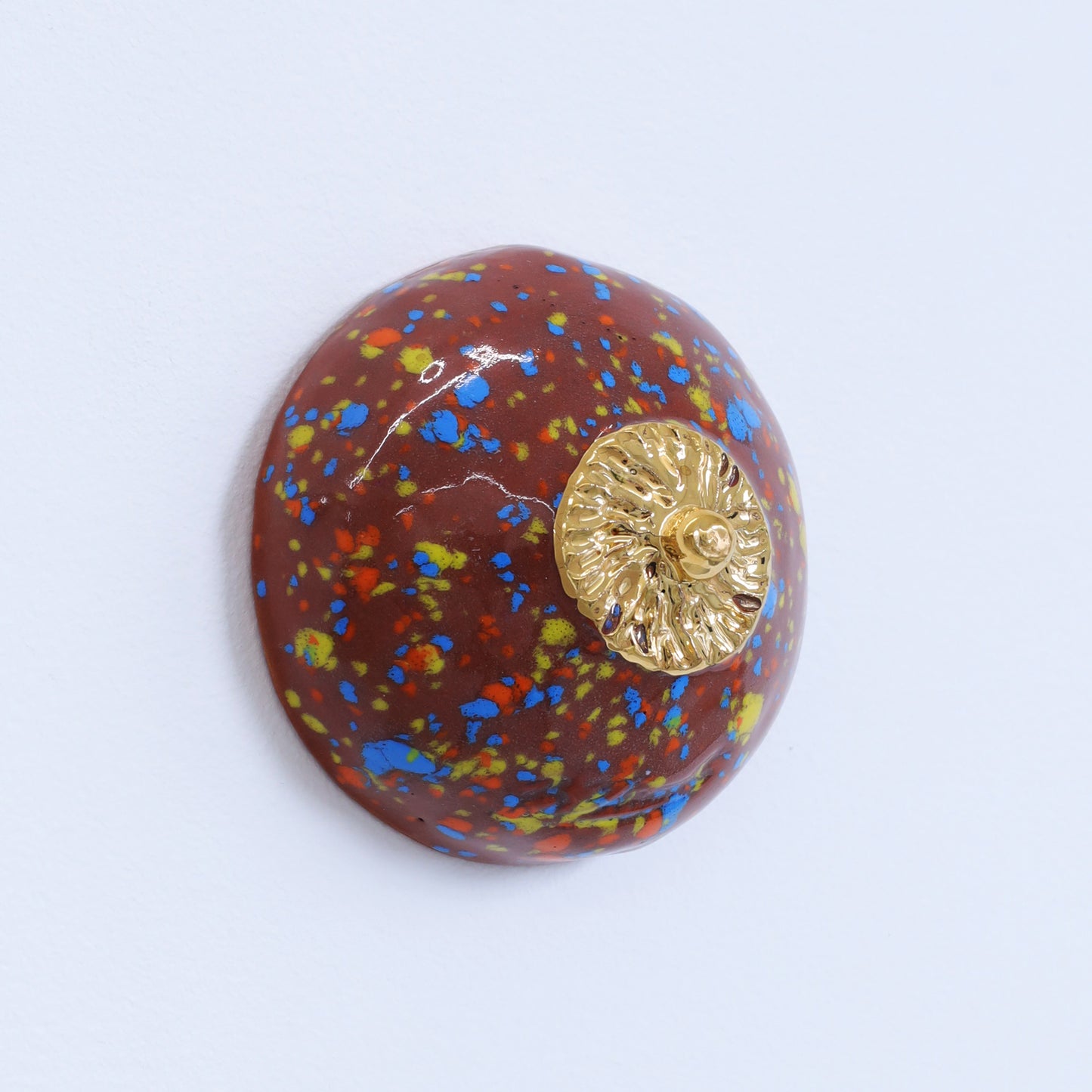 Bulle Derouette - "Sein - Taille M - Marron confettis"