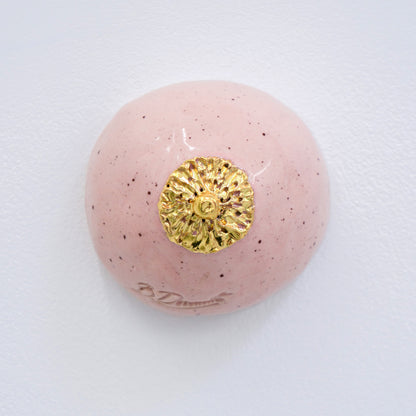 Bulle Derouette - "Sein - Taille M - Rose moucheté doré"