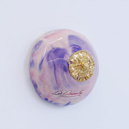 Bulle Derouette - "Sein - Taille M - Rose violet paint"