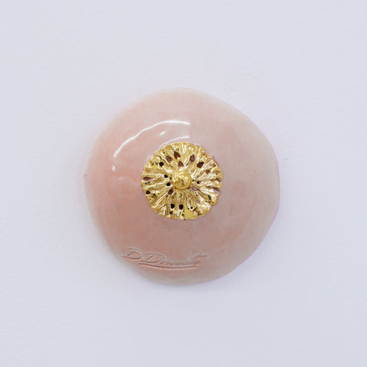 Bulle Derouette - "Breast - Size S - Speckled gold rose"