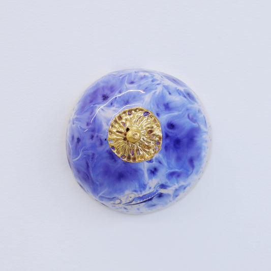 Bulle Derouette - "Sein - Taille M - Iris bleu"
