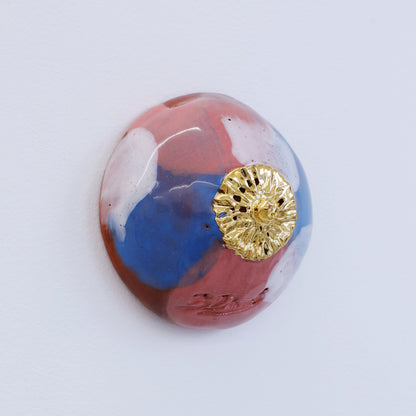 Bulle Derouette - "Sein - Taille M - Rose bleu blanc"