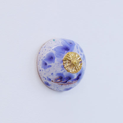 Bulle Derouette - "Sein - Taille S - Iris bleu"