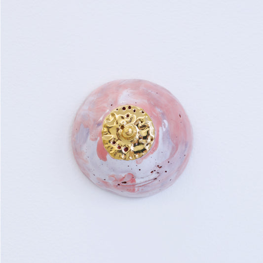 Bulle Derouette - "Sein - Taille S - Rose violet tacheté"