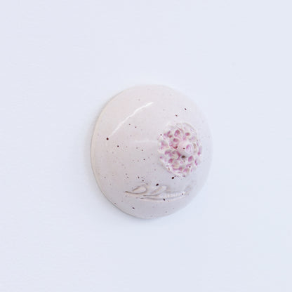 Bulle Derouette - "Sein - Taille S - Blanc rose moucheté"