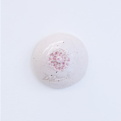 Bulle Derouette - "Sein - Taille S - Blanc rose moucheté"