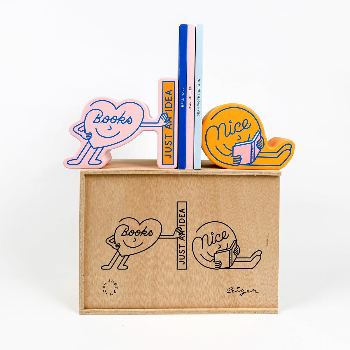 Pieter Ceizer - Lot de 2 serre-livres Ceizer x Just An Idea