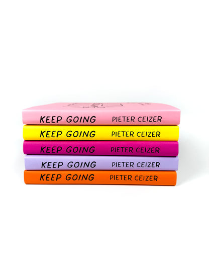 Pieter Ceizer "Keep Going" Book (with a fold-out color poster)