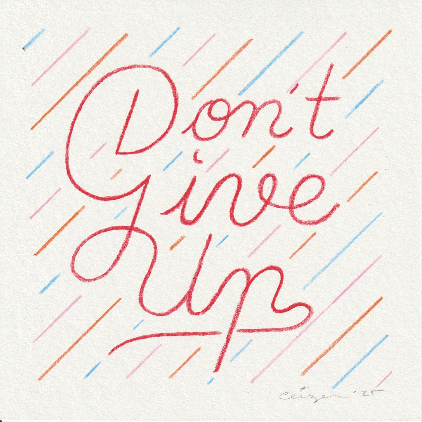 Pieter Ceizer "Don't Give Up"