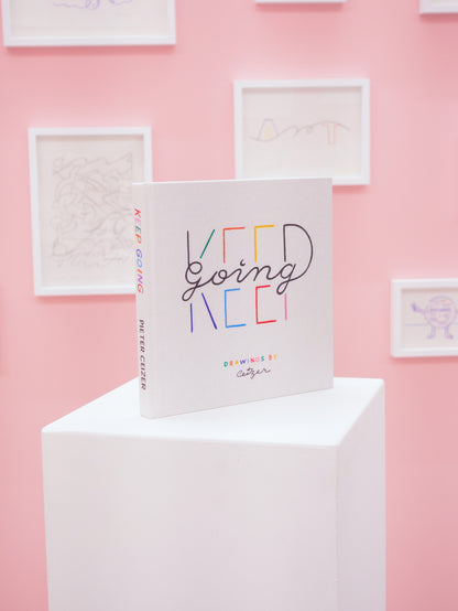 Pieter Ceizer "Keep Going" Book (with a fold-out color poster)