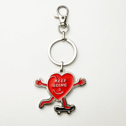 Pieter Ceizer "Keep Going" keychain