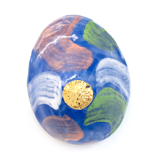 Bulle Derouette - "Breast - Size L - Matt gold rose"