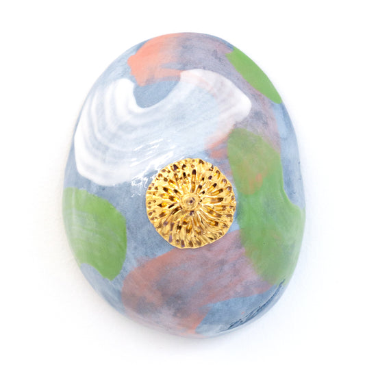 Bulle Derouette - "Breast - Size L - Matt gold rose"