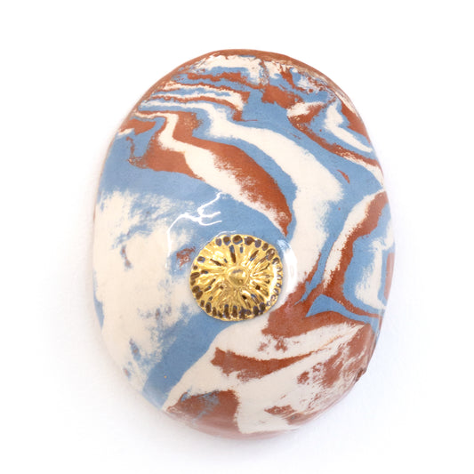 Bulle Derouette - "Breast - Size L - Matt gold rose"