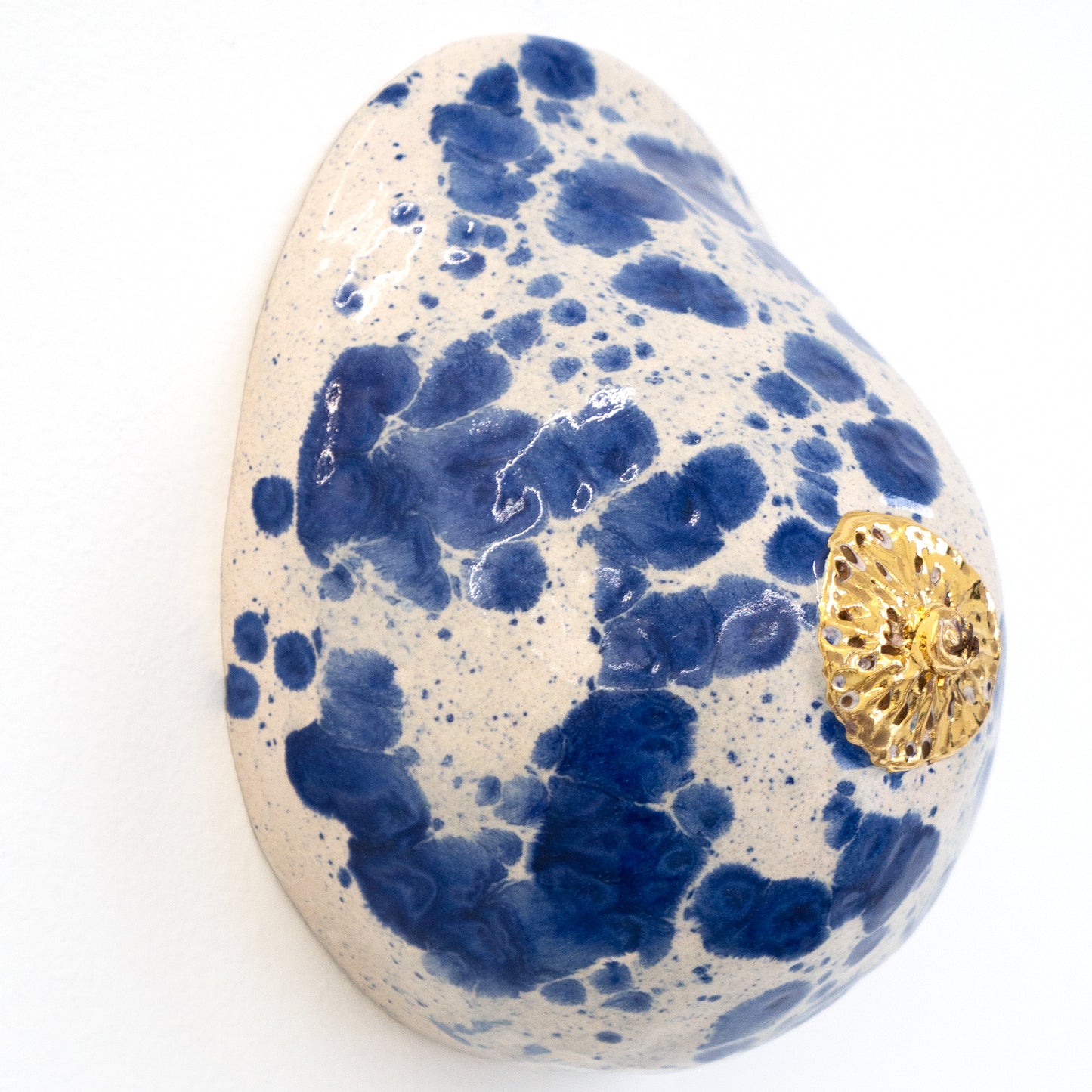 Bulle Derouette - "Sein - Taille L - Blue dott "