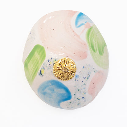 Bulle Derouette - "Breast - Size L - Matt gold rose"