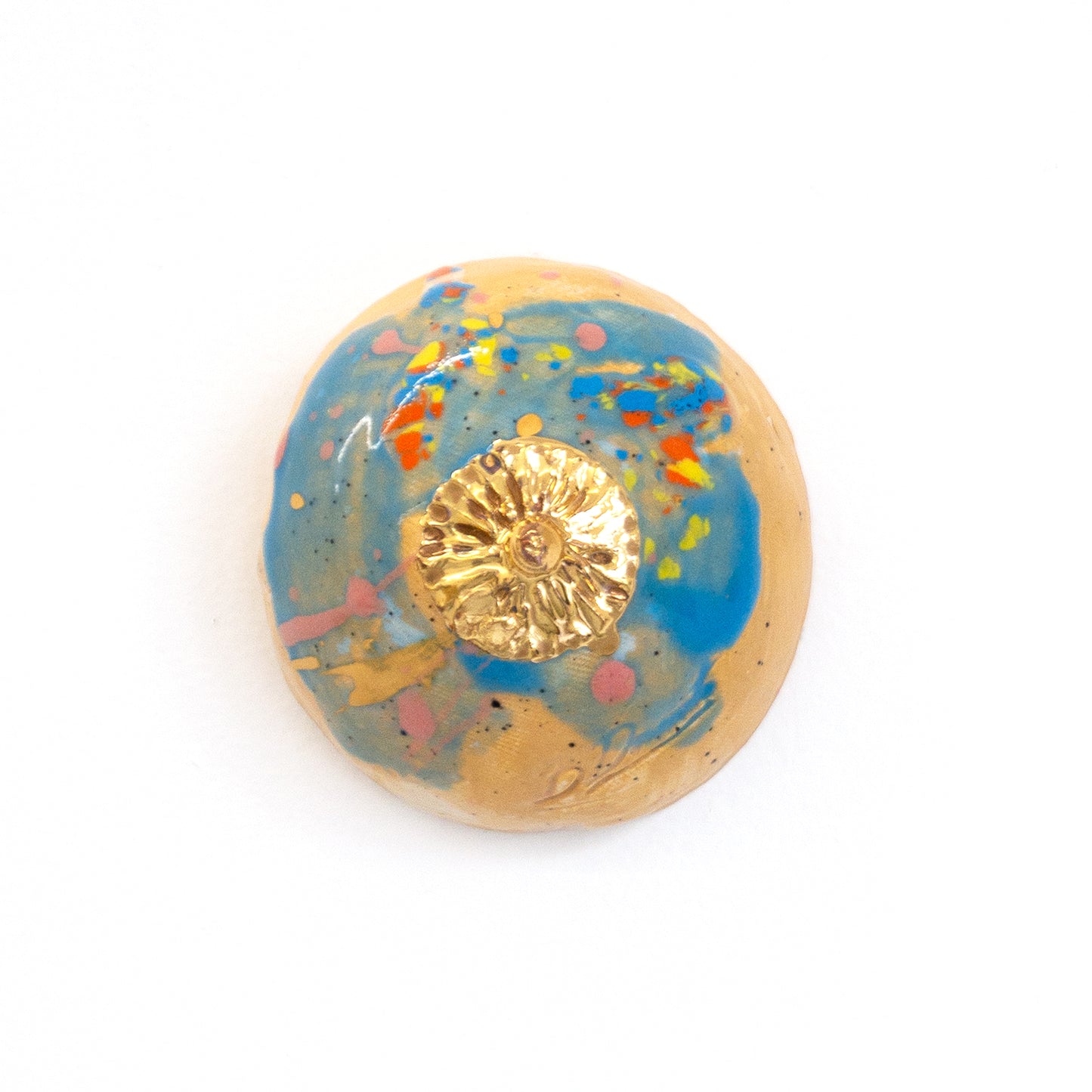 Bulle Derouette - "Sein - Taille M - Yellow & dott"