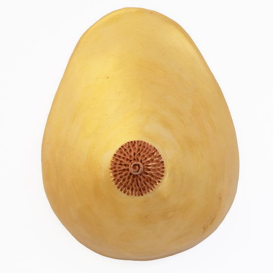 Bulle Derouette - "Breast - Size L - Matt gold rose"