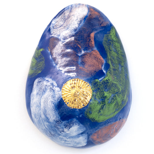 Bulle Derouette - "Breast - Size L - Matt gold rose"