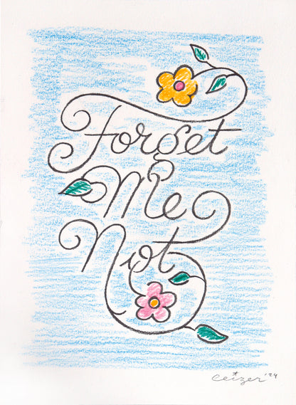 Pieter Ceizer "Forget Me Not"
