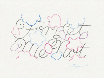 Pieter Ceizer "Forget Me Not"