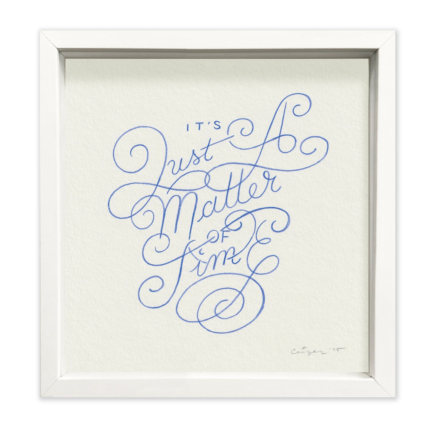 Pieter Ceizer "It's Just A Matter Of Time"